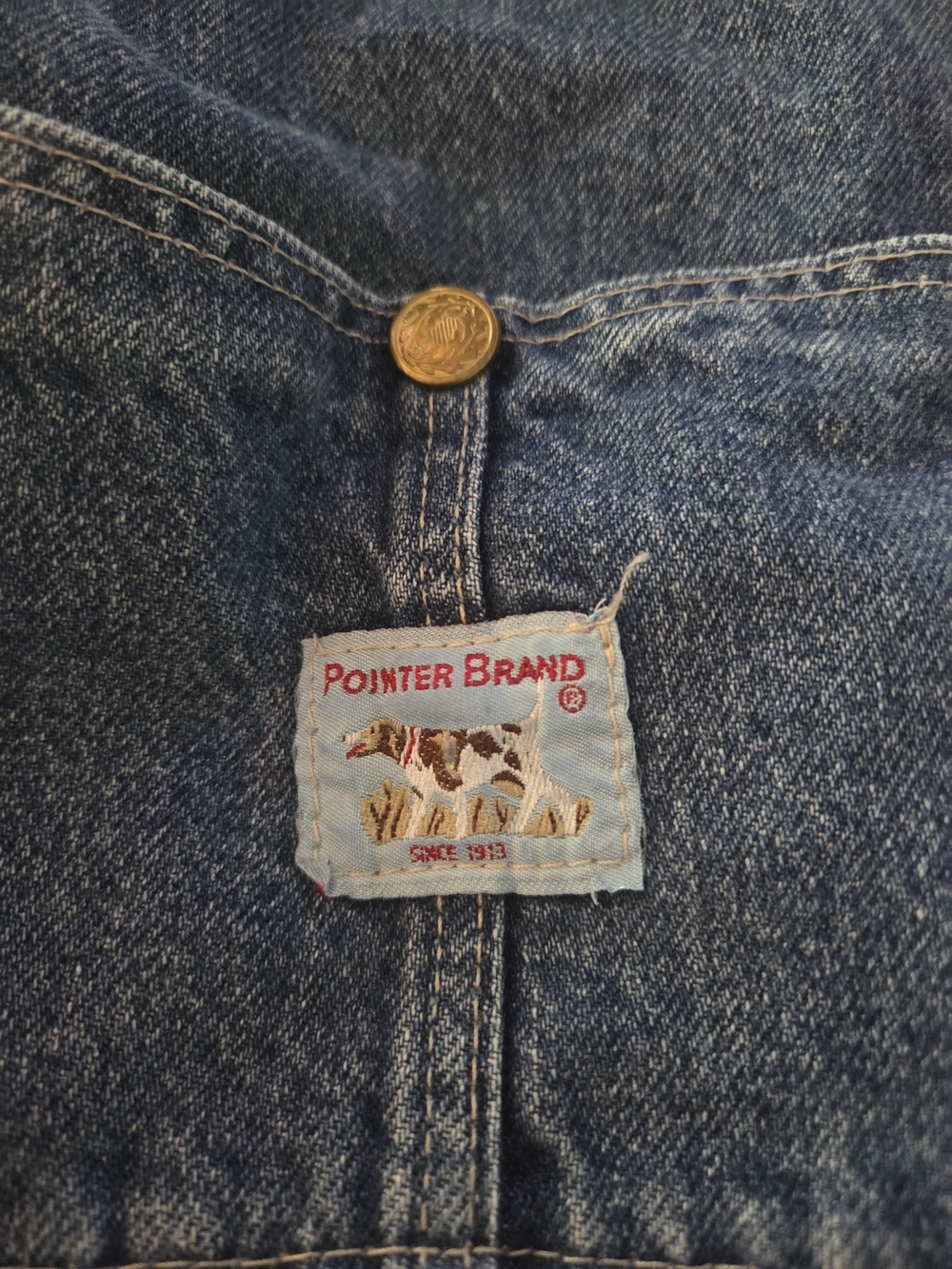 Pointer Brand Denin Overalls Size 36